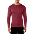 thumbnail image 1 of USNSM Compression Shirt Men's Solid Color Long Sleeve Moisture-Wicking Undershirt Stretchy Quick Dry Athletic Base Layer Red M, 1 of 9