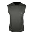thumbnail image 1 of USNSM Men Casual Sleeveless Tank Tops Solid Color Lightweight Loose Fit Summer Shirts Crew Neck Muscle Gym T Shirts Tees Gray XXL, 1 of 6