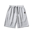 thumbnail image 1 of USNSM Men's 7" Athletic Running Shorts Lightweight Quick Dry Loose Comfort Breathable Gym Workout Shorts with Drawstring Pockets Gray XXL, 1 of 8