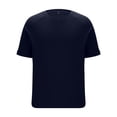 thumbnail image 1 of USNSM Men's Big and Tall Raglan Short Sleeve T-Shirts Solid Color Crewneck Summer Casual Tops Slim Fit Basic Tee Blue M, 1 of 7
