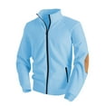 thumbnail image 1 of USNSM Men's Full Zip Stand Collar Jackets Lightweight Warm Casual Coat Athletic Workout Running Jacket with Zipper Pockets Blue S, 1 of 2
