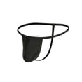 thumbnail image 1 of USNSM Men's G-strings Underwear Low Rise Convex Pouch T-back Thongs Briefs Lingerie Black M, 1 of 3