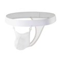 thumbnail image 1 of USNSM Men's Jockstraps Athletic Supporters Underwear Mesh Jock Strap Sports Stretch Breathable Thongs White XXL, 1 of 3