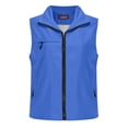 thumbnail image 1 of USNSM Men's Lightweight Softshell Vest Jacket Windproof Sleeveless Jacket for Travel Hiking Running Sports Blue XXXXL, 1 of 4