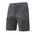 thumbnail image 1 of USNSM Men's Outdoor Casual Shorts, Hiking Shorts Quick Dry Comfortable UPF 50+,Multi Pockets, Shorts for Men 10.5" Inseam Shorts Gray L, 1 of 9
