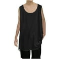 thumbnail image 1 of USNSM Men's Plus Size Scoop Neck Tank Tops Oversized Summer Casual Sleeveless Shirts Solid Color Loose Fit Tee Black S, 1 of 6