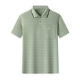 thumbnail image 1 of USNSM Men's Quick-Dry Active Shirts Short Sleeve Performance for Golf Tennis Daily Casual Collared T-Shirt with Pocket Green XL, 1 of 9