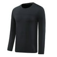 thumbnail image 1 of USNSM Men's Rash Guard Shirts UPF 50+ Long Sleeve Swim Shirts Quick Dry UV Sun Protection Shirts Lightweight Soft Comfy Breathable Tops Black XXL, 1 of 6