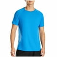 thumbnail image 1 of USNSM Men's Short Sleeve UPF 50+ T-Shirt Quick Dry Rash Guard Elastic Athletic Running Top Tee Performance Water Shirts Blue XXXL, 1 of 8