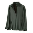 thumbnail image 1 of USNSM Men’s Solid Color Lightweight Breathable Windbreaker Golf Jacket UPF50+ Windproof Outdoor Running Coat Green L, 1 of 6