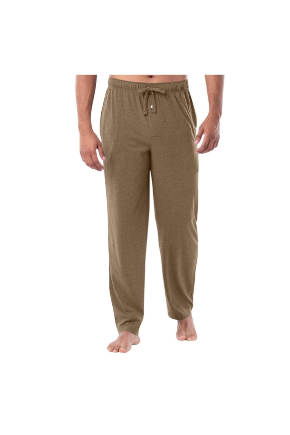 Men's Tall Extra Long Pajama Pants, Soft Loose Comfort Breathable, Lounge Jogger Yoga Pants,Sleepwear with Pockets for Men Yellow M