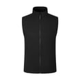 thumbnail image 1 of USNSM Men's Windproof Lightweight Golf Vest Outerwear with Pockets, Softshell Sleeveless Jacket for Running Hiking Sports Black XXXL, 1 of 8