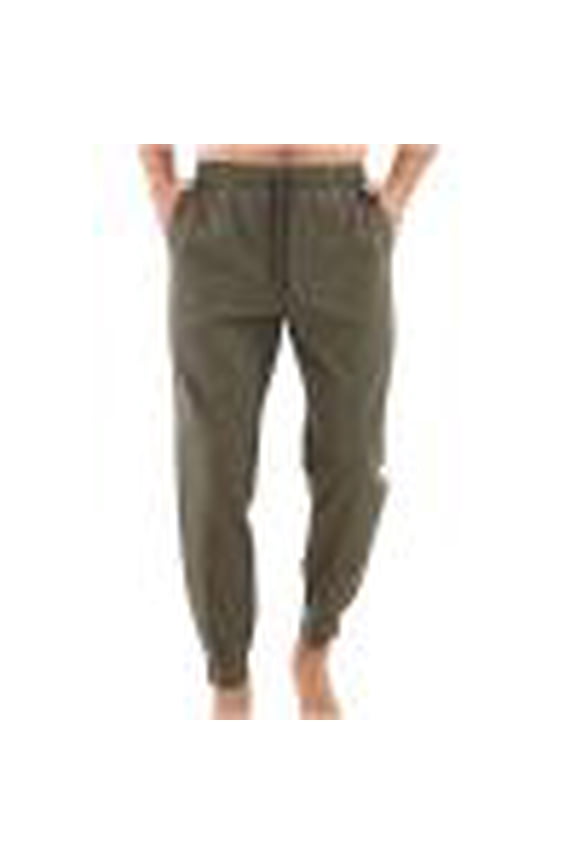 Mens Athletic Lightweight Workout Sweatpants Multiple Pockets Gym Quick-Drying Joggers Tapered Fit Training Pants Green# L