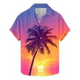 thumbnail image 1 of USNSM Mens Big and Tall Hawaiian Shirts Regular Fit Short Sleeve Button Down Shirt Summer Outdoor Casual Holiday Beach Printed Shirts Multicolor XL, 1 of 5