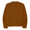 thumbnail image 1 of USNSM Mens Crewneck Sweatshirt Solid Color Casual Loose Long Sleeve Lightweight Fashion Basic Pullover Sweatshirt Yellow S, 1 of 6