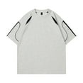 thumbnail image 1 of USNSM Oversized Vintage T Shirts for Men Short Sleeve Cotton Casual Baggy Tees Teens Trendy Crew Neck Loose Tops White XXXL, 1 of 3