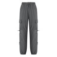 thumbnail image 1 of USNSM Quick Dry Cargo Pants for Women Lightweight Hiking Pants Elastic Water-Resistant Wide Leg Pants with Pockets Gray XL, 1 of 5