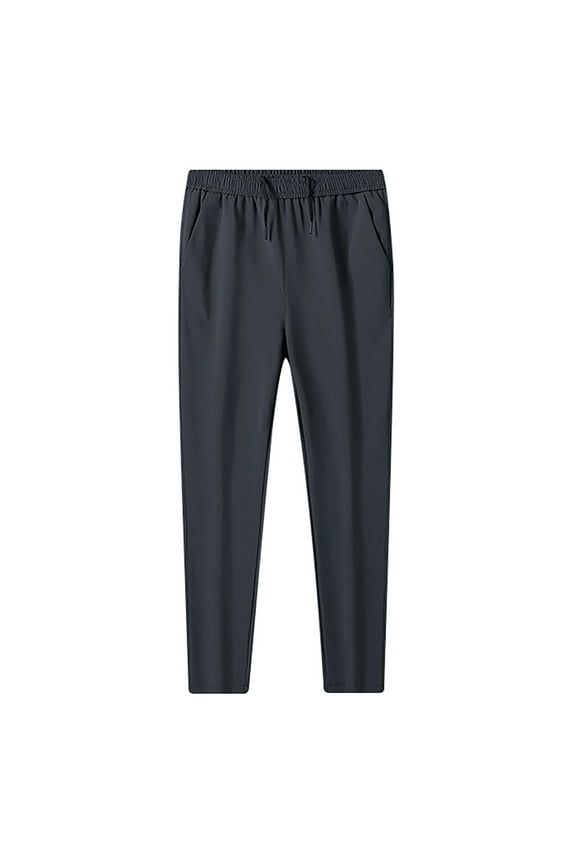 Women's Casual Pants Solid Color Summer Lightweight Jogging Pants Quick Dry Active Athletic Stretch Trousers Gray XXL