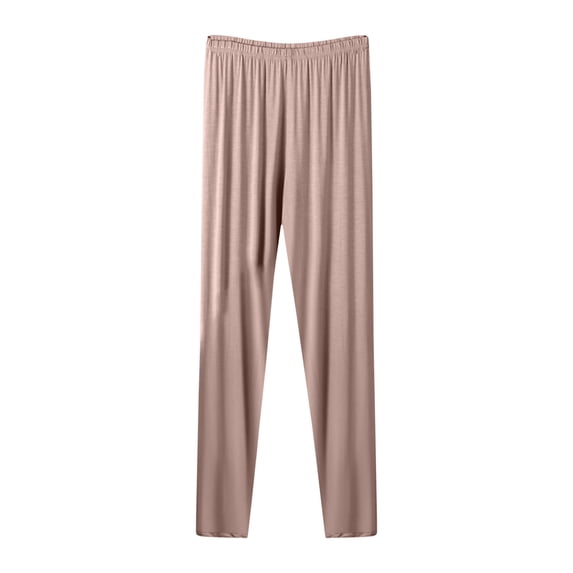 USNSM Women's Plus Size Pants Summer Casual Pants Loose Fit Stretchy Lightweight Pants Workout Yoga Hiking Pajama Pants Khaki XXXXXXL