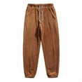 thumbnail image 1 of USNSM Womens Fleece Sweatpants Casual Baggy Athletic Joggers Heavyweight Solid Color Vintage Workout Lounge Pants Brown XL, 1 of 9