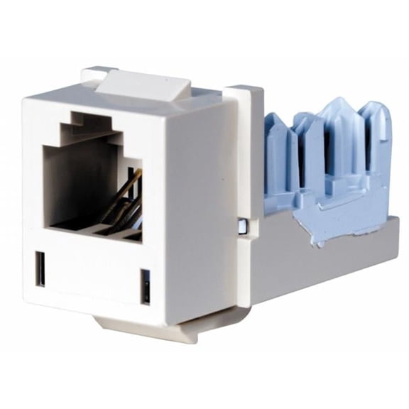 USOC 6 Position Xceleratora Jack, Office White