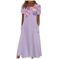 USOCUTE Wedding Guest Dresses for Women with Pocket Cotton Beach