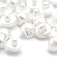 thumbnail image 1 of USOSOU 10mm White Semi-circle Pearl Buttons for Clothing, Shirts, Skirts, Collar, Cuff, Handmade Decorations, Sewing Supplies (50pcs 10mm(0.394inch)), 1 of 7