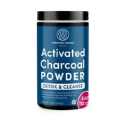 Charcoal House USP Coconut Activated Charcoal Powder - Detox and Cleanse 12oz