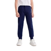 U.S. Polo Assn. Boys Fleece Jogger Pant Zip Pocket, Sizes 4-18
