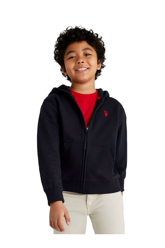 Boys Fleece Zip-Up Hoodie, Sizes 4-18