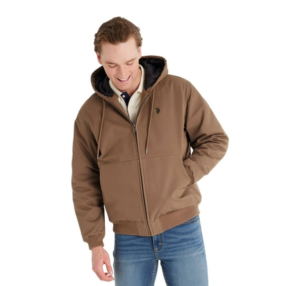 U.S. Polo Assn. Men's Hooded Work Jacket