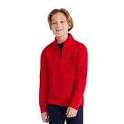 U.S. Polo Assn. Boys Interlock Quarter Zip, Sizes 4-18