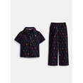 thumbnail image 1 of U.S. Polo Assn. Boys Short Sleeve Point Collar Top and Pants Pajama Set, 2-Piece, Sizes XS-XXL, 1 of 4