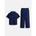 thumbnail image 1 of U.S. Polo Assn. Boys Short Sleeve Point Collar Top and Pants Pajama Set, 2-Piece, Sizes XS-XXL, 1 of 4