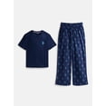 thumbnail image 1 of U.S. Polo Assn. Boys Short Sleeve Top and Pants Pajama Set, 2 Piece, Sizes XS-XXL, 1 of 4