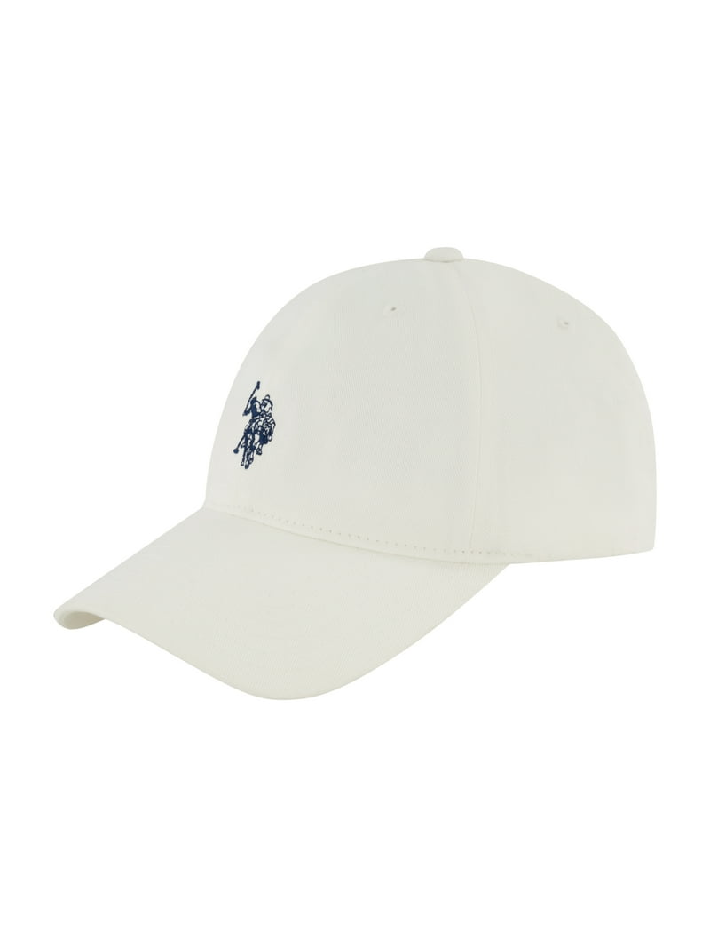 Ralph Lauren White Baseball Hat with Navy Polo Player Embroidery Ralph Lauren Logo-Embroidered Cotton-Twill And Mesh Baseball  main image 2