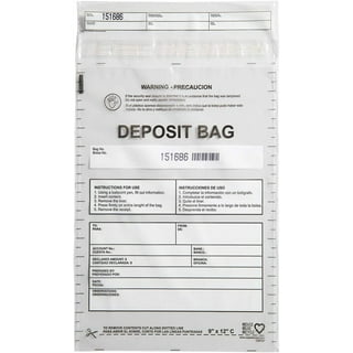 Disposable sale deposit bags