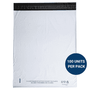 USPACKSMART Poly Mailers 12"x15" Opaque Plastic Shipping Bags. Waterproof & Self-adhesive. 100-Pack. Ideal for Clothing or Mail (819-00)