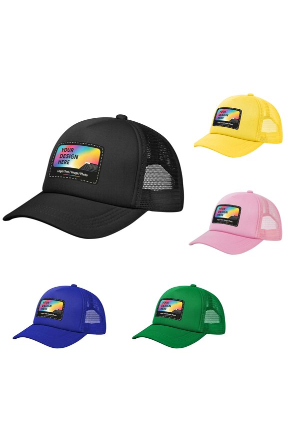Custom Hats Bulk Design Your own Custom Trucker hat with Logo/Text Customized Baseball Cap Personalized Mesh Hats for Men Women