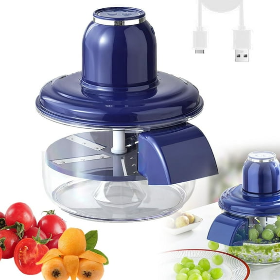 USPEED Electric Grape Peeling Machine, Electric Garlic Peeler Skin Remover Tool, Automatic Small Fruit Peeling Machine for Grape Cherry Tomato, Rechargeable Effortless Peeler for Home Kitchen