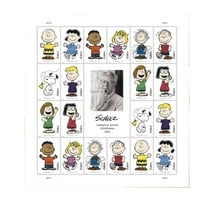 USPS Cartoonist Schulz Forever Postage, 20 Stamps
