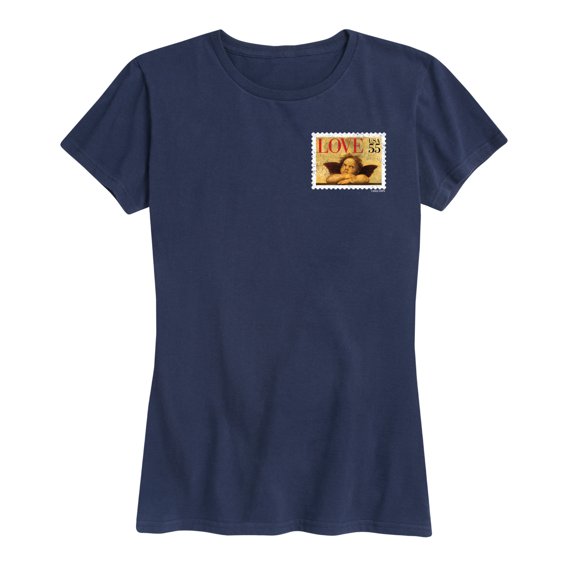 USPS - Cherub Stamp - Women's Short Sleeve Graphic T-Shirt