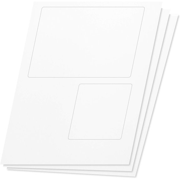 USPS Click-N-Ship with Receipt Shipping Labels for Laser & Inkjet Printers, 2 per Sheet, White, 2000 Labels, 1000 Sheets