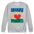 thumbnail image 1 of USPS - Love 29 - Men's Crew Neck Fleece Pullover, 1 of 5