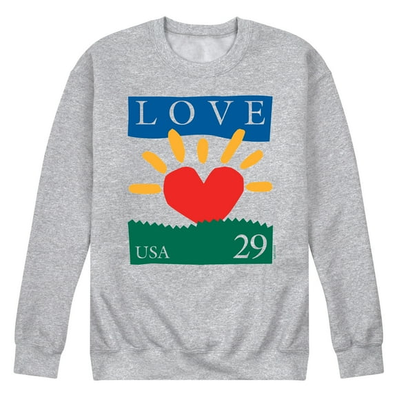 USPS - Love 29 - Men's Crew Neck Fleece Pullover