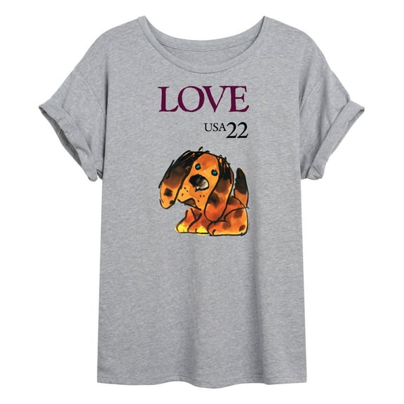 USPS - Love Puppy - Women's Oversized T-Shirt