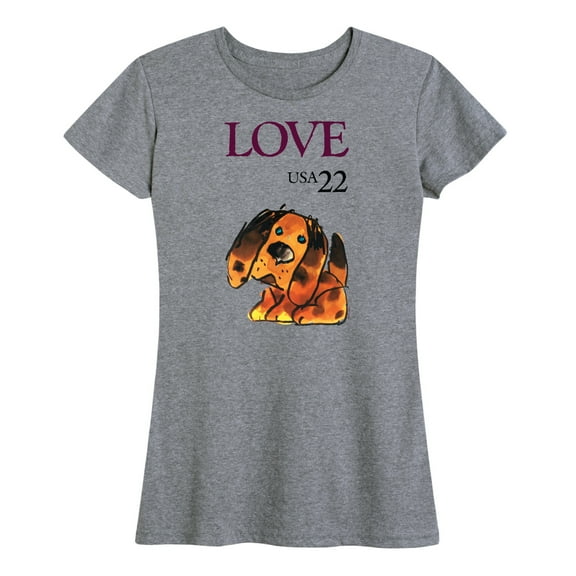 USPS - Love Puppy - Women's Short Sleeve Graphic T-Shirt