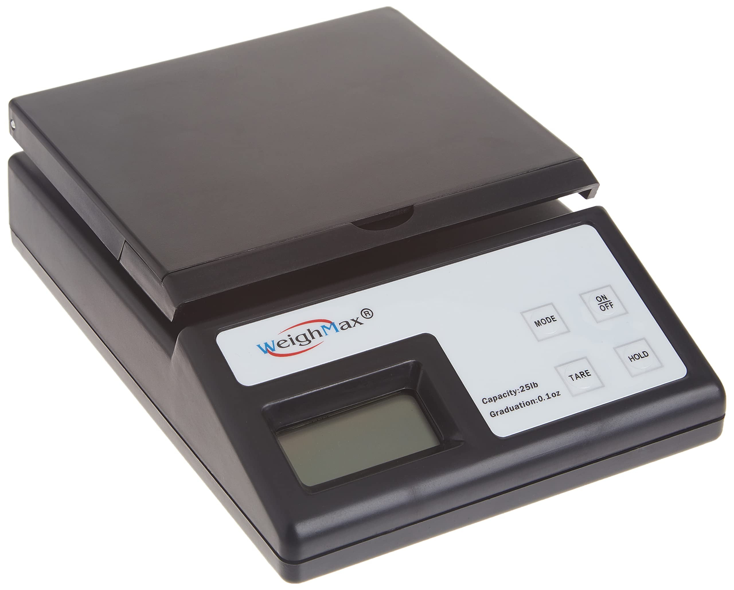 Black Digital Handheld Postal Scale with LCD Display
