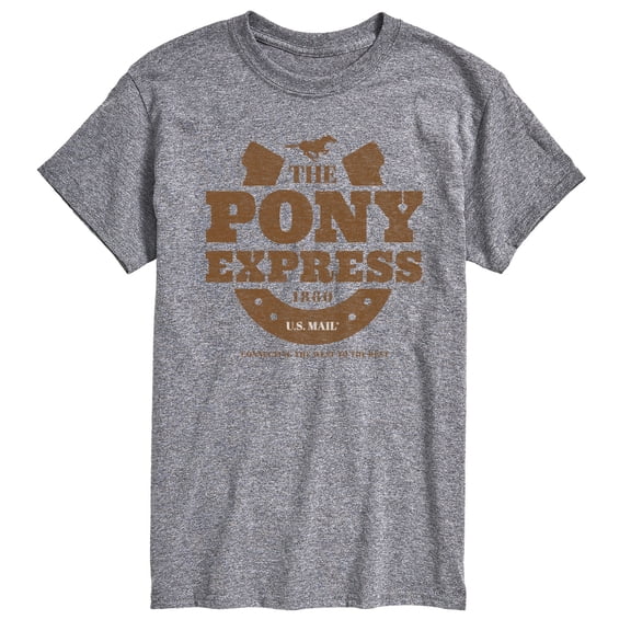 USPS - The Pony Express U.S. Mail 1860 - Men's Short Sleeve Graphic T-Shirt