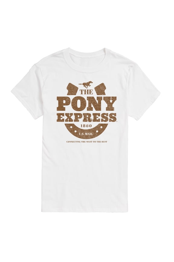 - The Pony Express U.S. Mail 1860 - Men's Short Sleeve Graphic T-Shirt